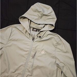 New Balance Light Gray Hooded Jacket